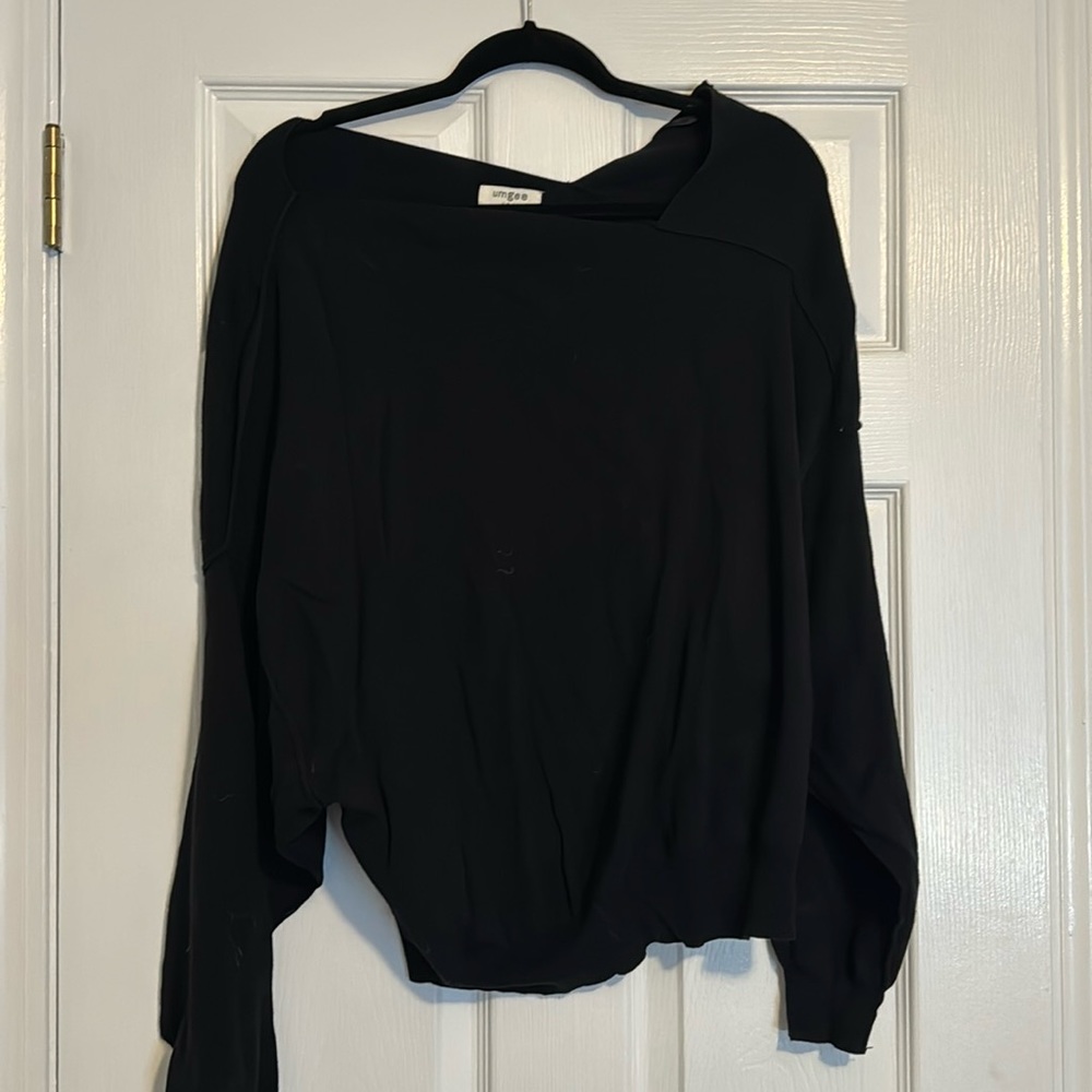 Off the shoulder sweater